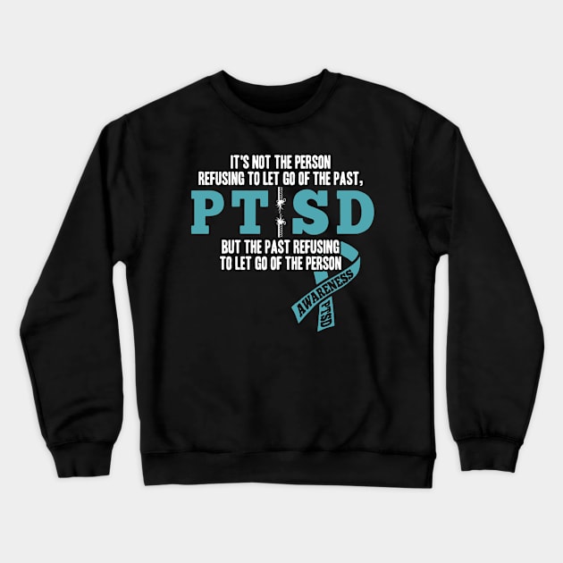 PTSD Crewneck Sweatshirt by Rooscsbresundae